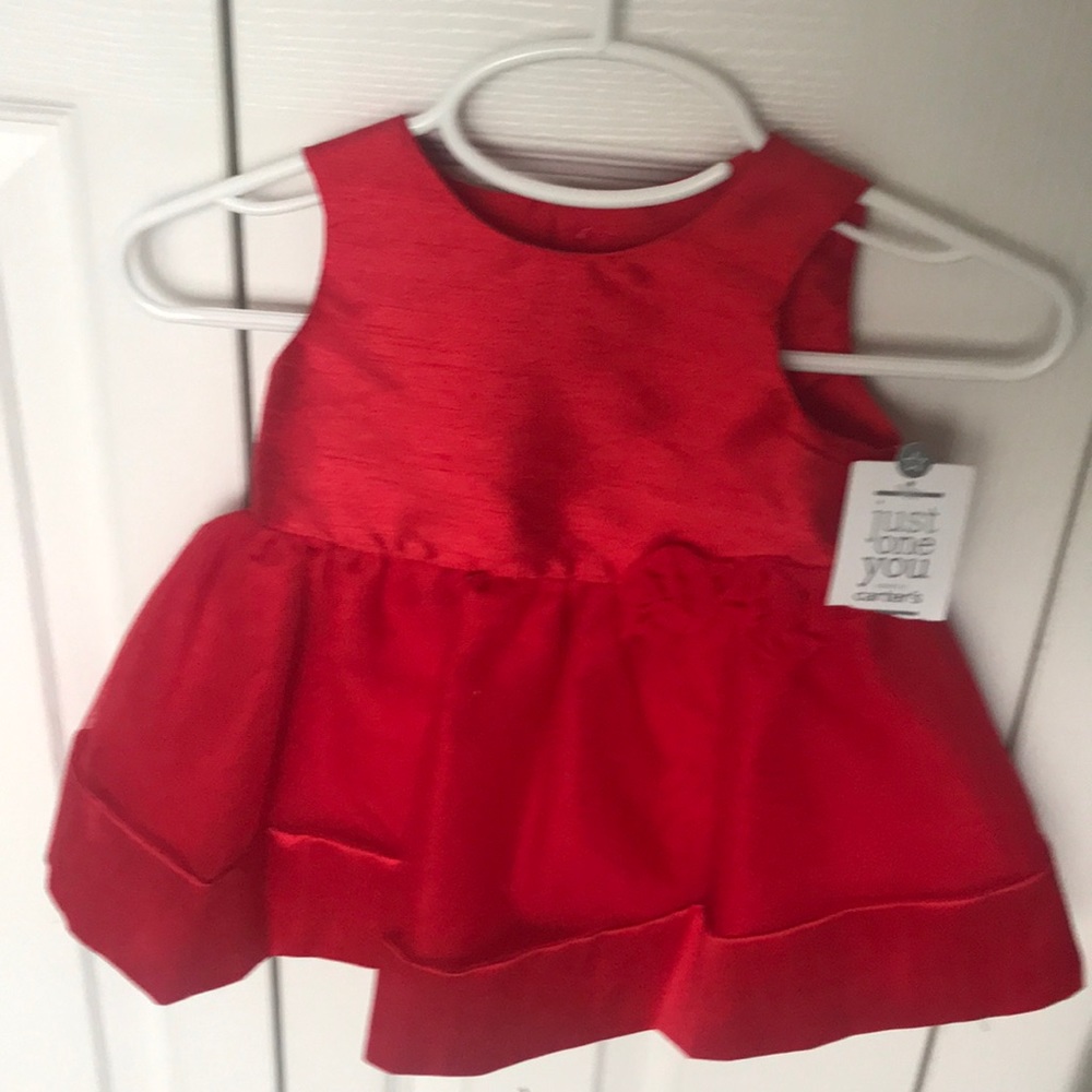 Baby red dress
